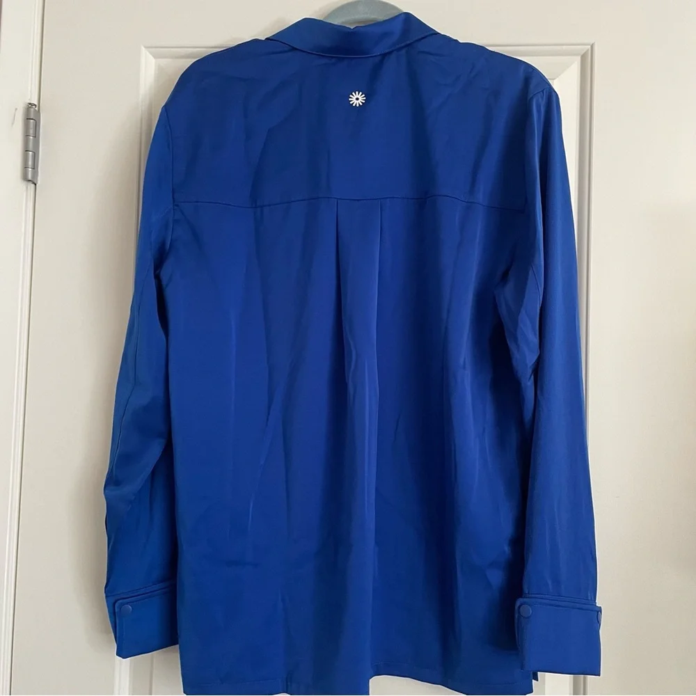 Soul-a Shirt-001 Bold Blue Casual Button Down‎ SPF